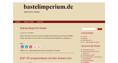 Desktop Screenshot of bastelimperium.de