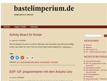 Tablet Screenshot of bastelimperium.de